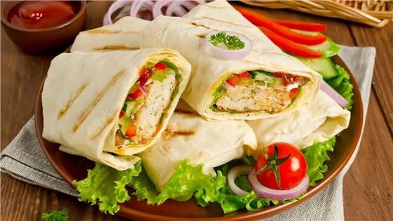 6000pcs/h Lavash Production Line , 200g Tortilla Bread Making Machine