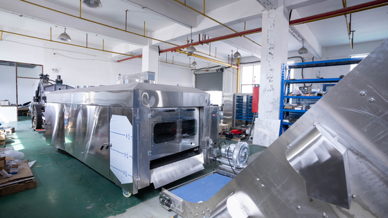 Chrome Plated Tortilla Production Line with 0-300℃ Temperature Control 700-3000 Pieces/h Capacity