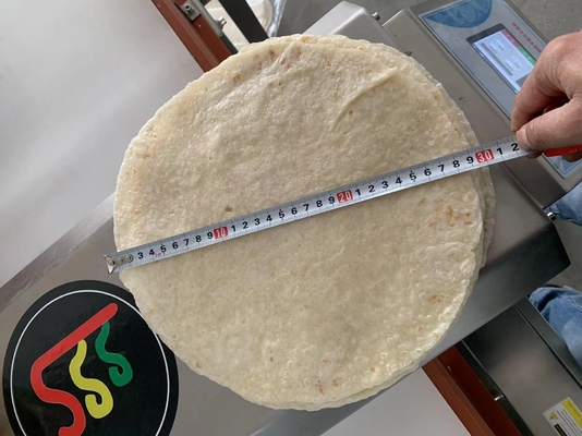 Tam otomatik kolay işleme Tortilla Üretim hattı / 10 inç çaplı çıkış ile hamur yapmak