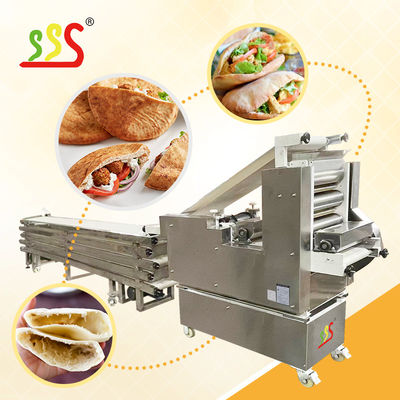 25-35 cm çaplı Gümüş Tortilla Otomatik Ticari Tortilla Makinesi ile Toplu Yapma