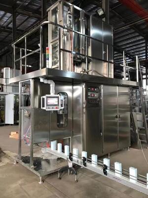 Aseptik Karton Dolum Dikey Paketleme Makinesi PLC Dokunmatik Ekranlı