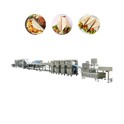 Industrial Flour Tortilla Bread Machine Automatic Conveying Stainless Steel 304