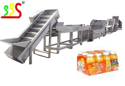 2t/H Mango Suyu İşleme Makinesi 300 - 500ml Şişe Paketleme