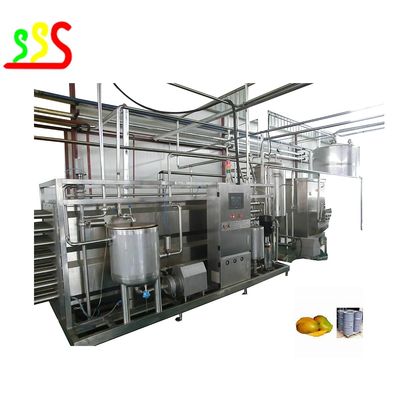 Ticari Otomatik Meyve Mango Hamuru Yapma Makinesi 5 ton / Gün