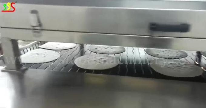 10cm Elektrikli Isıtma 1300pcs / h Tortilla Üretim Hattı 1